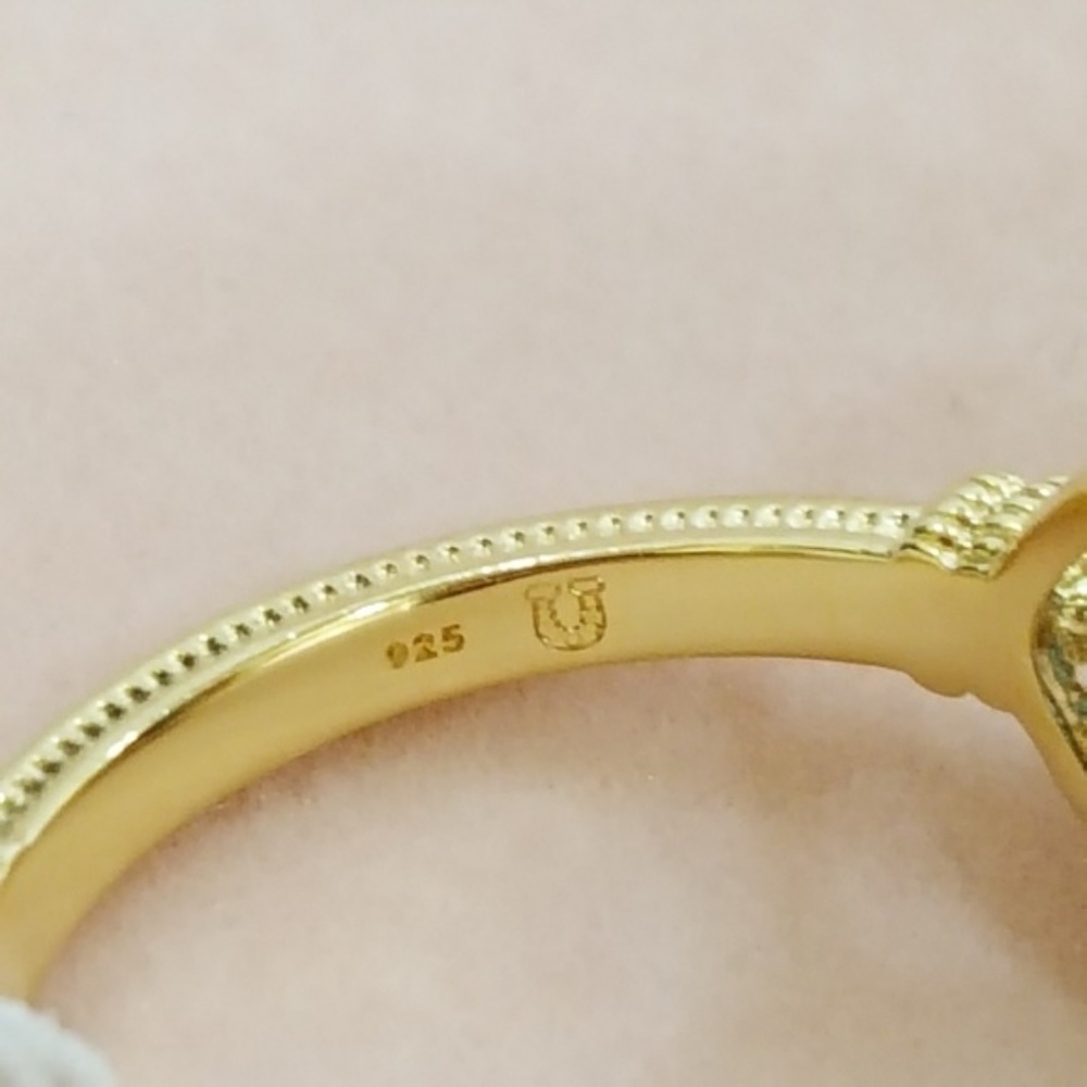 Judith Ripka 14k Vermil London Blue Spinel Ring - Picture 6 of 8